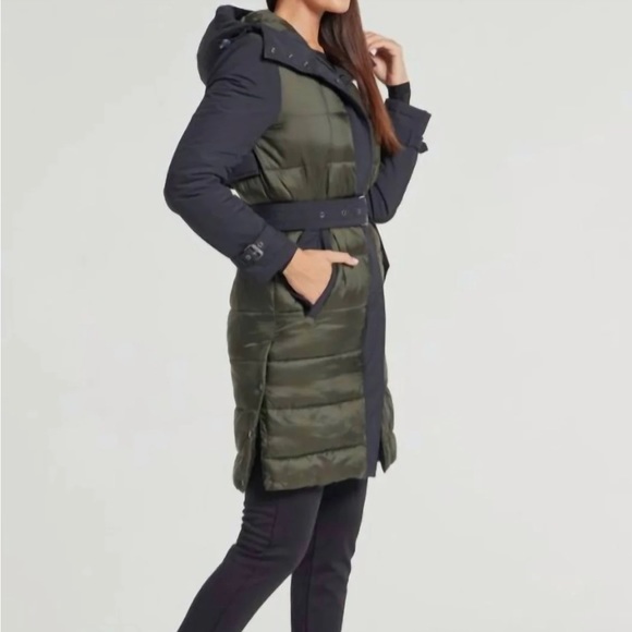 ANATOMIE Megeve Puffer Jackert In Army Green/Black - Picture 3 of 5